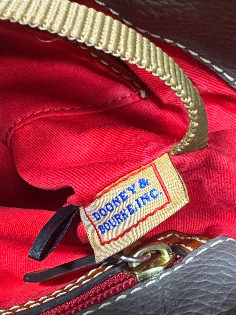 Dooney & Bourke Allison Pebble Leather Bag - Picture 12 of 15